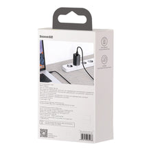 Заредете изображение във визуализатора на галерията – Baseus GaN2 Lite Fast 65W USB / USB Type C Quick Charge 3.0 Power Delivery (Gallium Nitride) Black (CCGAN2L-B01) - TopMag
