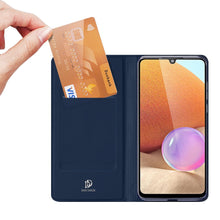 Заредете изображение във визуализатора на галерията – DUX DUCIS Skin Pro Bookcase type case for Samsung Galaxy A32 4G blue - TopMag
