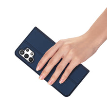 Заредете изображение във визуализатора на галерията – DUX DUCIS Skin Pro Bookcase type case for Samsung Galaxy A32 4G blue - TopMag
