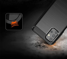 Заредете изображение във визуализатора на галерията – Carbon Case Flexible Cover TPU Case for Samsung Galaxy A32 4G black - TopMag
