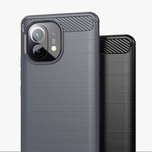 Заредете изображение във визуализатора на галерията – Carbon Case Flexible Cover TPU Case for Xiaomi Mi 11 black - TopMag
