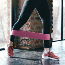 Заредете изображение във визуализатора на галерията – Wozinsky Set of 3x Fabric Resistance Bands Resistance Mini Band for Yoga Crossfit Fitness (WFB-01) - TopMag
