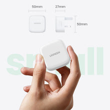 Заредете изображение във визуализатора на галерията – Ugreen USB wall charger Type C Power Delivery 3.0 Quick Charge 4.0 20W 3A (UK plug) white (CD137) - TopMag
