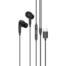 Заредете изображение във визуализатора на галерията – Borofone Earphones BM80 Pro Elegant with microphone Type C (DAC) black
