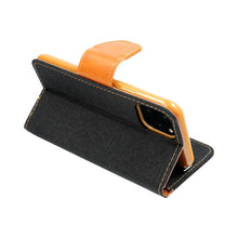 Заредете изображение във визуализатора на галерията – CANVAS Book case for IPHONE 15 Plus black
