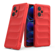Заредете изображение във визуализатора на галерията – Magic Shield Case for Xiaomi Redmi Note 12 Pro+ flexible armored cover red
