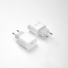 Заредете изображение във визуализатора на галерията – Dudao A8SEU PD 20W EU Plug USB-C Charger White
