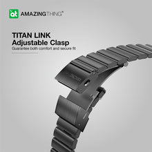 Заредете изображение във визуализатора на галерията – Amazing Thing Band Titan Steel Band TSE49BK for Apple Watch 49/45 black
