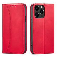 Заредете изображение във визуализатора на галерията – Magnet Fancy Case case for iPhone 14 Plus flip cover wallet stand red

