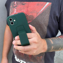 Заредете изображение във визуализатора на галерията – Wozinsky Kickstand Case silicone case with stand for iPhone XS Max red - TopMag
