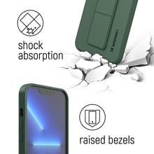 Заредете изображение във визуализатора на галерията – Wozinsky Kickstand Case silicone case with stand for iPhone XS Max pink - TopMag
