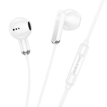 Заредете изображение във визуализатора на галерията – Borofone Earphones BM89 Surpass with microphone white
