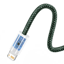 Заредете изображение във визуализатора на галерията – Baseus Dynamic 2 Series USB-A - Lightning 2.4A 480Mbps cable 2m green
