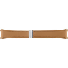 Заредете изображение във визуализатора на галерията – D-Buckle eco-leather strap for Samsung Galaxy Watch 6 / Samsung Galaxy Watch 6 Classic - brown
