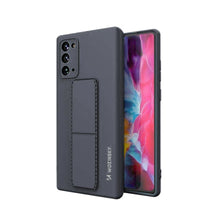 Заредете изображение във визуализатора на галерията – Wozinsky Kickstand Case silicone stand cover for Samsung Galaxy Note 20 navy blue - TopMag
