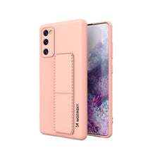 Заредете изображение във визуализатора на галерията – Wozinsky Kickstand Case Silicone Stand Cover for Samsung Galaxy S20 FE 5G Pink - TopMag
