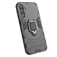 Заредете изображение във визуализатора на галерията – Ring Armor case for Samsung Galaxy A24 4G armored cover magnetic holder ring black
