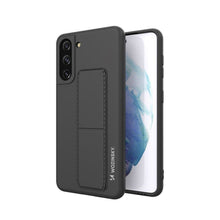 Заредете изображение във визуализатора на галерията – Wozinsky Kickstand Case Silicone Stand Cover for Samsung Galaxy S21 + 5G Black - TopMag

