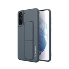 Заредете изображение във визуализатора на галерията – Wozinsky Kickstand Case silicone stand cover for Samsung Galaxy S21 + 5G navy blue - TopMag
