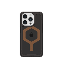 Заредете изображение във визуализатора на галерията – UAG Plyo Magsafe - protective case for iPhone 15 Pro compatible with MagSafe (black-bronze)
