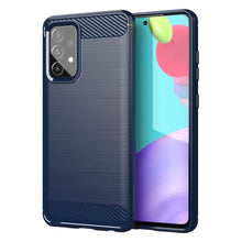 Заредете изображение във визуализатора на галерията – Carbon Case Flexible Cover TPU Case for Samsung Galaxy A72 4G blue - TopMag
