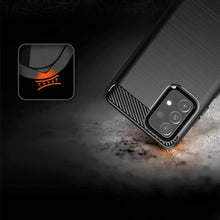 Заредете изображение във визуализатора на галерията – Carbon Case Flexible Cover TPU Case for Samsung Galaxy A72 4G black - TopMag
