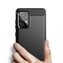 Заредете изображение във визуализатора на галерията – Carbon Case Flexible Cover TPU Case for Samsung Galaxy A72 4G black - TopMag
