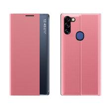 Заредете изображение във визуализатора на галерията – Sleep Case Bookcase Type Case with Smart Window for Xiaomi Mi 11 pink - TopMag
