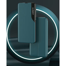 Заредете изображение във визуализатора на галерията – Eco Leather View Case elegant bookcase type case with kickstand for Xiaomi Mi 11 black - TopMag
