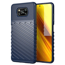 Заредете изображение във визуализатора на галерията – Thunder Case Flexible armored cover for Xiaomi Poco X3 NFC / Poco X3 Pro blue - TopMag

