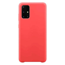 Заредете изображение във визуализатора на галерията – Silicone Case Soft Flexible Rubber Cover for Samsung Galaxy S21+ 5G (S21 Plus 5G) red - TopMag
