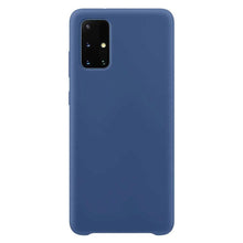 Заредете изображение във визуализатора на галерията – Silicone Case Soft Flexible Rubber Cover for Samsung Galaxy A72 4G dark blue - TopMag

