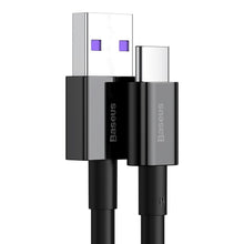 Заредете изображение във визуализатора на галерията – Baseus Superior USB cable - USB Type C 66 W (11 V / 6 A) Huawei SuperCharge SCP 2 m black (CATYS-A01) - TopMag
