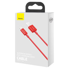 Заредете изображение във визуализатора на галерията – Baseus Superior USB - Lightning fast charging data cable 2,4 A 1 m red (CALYS-A09) - TopMag
