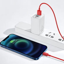 Заредете изображение във визуализатора на галерията – Baseus Superior USB - Lightning fast charging data cable 2,4 A 1 m red (CALYS-A09) - TopMag
