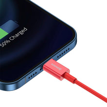 Заредете изображение във визуализатора на галерията – Baseus Superior USB cable - Lightning 2.4 A 2 m red (CALYS-C09) - TopMag
