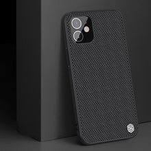 Заредете изображение във визуализатора на галерията – Nillkin Textured Case rugged cover with gel frame and nylon on the back iPhone 12 mini black - TopMag
