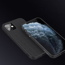 Заредете изображение във визуализатора на галерията – Nillkin Textured Case rugged cover with gel frame and nylon on the back iPhone 12 mini black - TopMag
