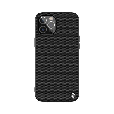 Nillkin Textured Case rugged cover with gel frame and nylon on the back iPhone 12 Pro Max black - TopMag