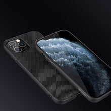 Заредете изображение във визуализатора на галерията – Nillkin Textured Case rugged cover with gel frame and nylon on the back iPhone 12 Pro Max black - TopMag
