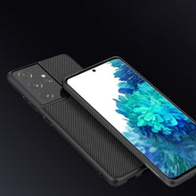 Заредете изображение във визуализатора на галерията – Nillkin Textured Case rugged cover with gel frame and nylon on the back Samsung Galaxy S21 Ultra 5G black - TopMag
