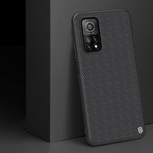 Заредете изображение във визуализатора на галерията – Nillkin Textured Case rugged cover with gel frame and nylon on the back Xiaomi Mi 10T Pro / Mi 10T black - TopMag
