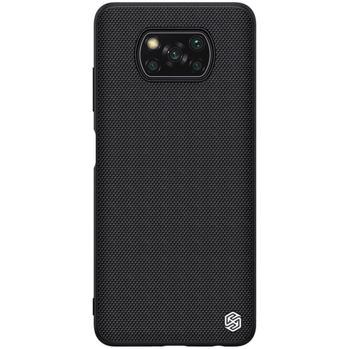 Nillkin Textured Case Durable reinforced case with gel frame and nylon on the back Xiaomi Poco X3 NFC / Poco X3 Pro black - TopMag