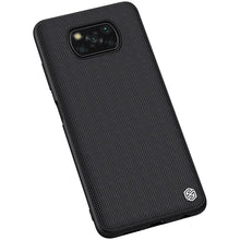 Заредете изображение във визуализатора на галерията – Nillkin Textured Case Durable reinforced case with gel frame and nylon on the back Xiaomi Poco X3 NFC / Poco X3 Pro black - TopMag
