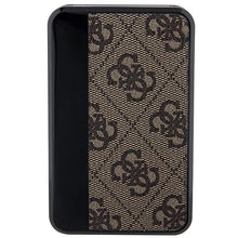 Заредете изображение във визуализатора на галерията – Guess Powerbank 18W GUPB10DP4GEGW 10000mAh brown/brown 4G Leather Metal Logo
