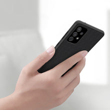 Заредете изображение във визуализатора на галерията – Nillkin Textured Case rugged cover with gel frame and nylon on the back Samsung Galaxy A72 4G black - TopMag
