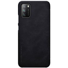 Заредете изображение във визуализатора на галерията – Nillkin Qin original leather case cover for Xiaomi Poco M3 black - TopMag
