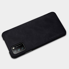 Заредете изображение във визуализатора на галерията – Nillkin Qin original leather case cover for Xiaomi Poco M3 black - TopMag
