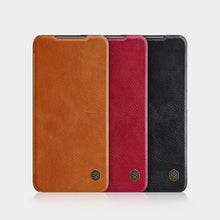 Заредете изображение във визуализатора на галерията – Nillkin Qin original leather case cover for Xiaomi Poco M3 black - TopMag

