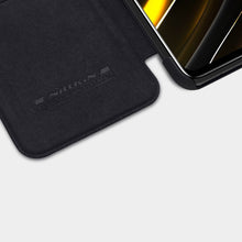 Заредете изображение във визуализатора на галерията – Nillkin Qin original leather case cover for Xiaomi Poco M3 black - TopMag
